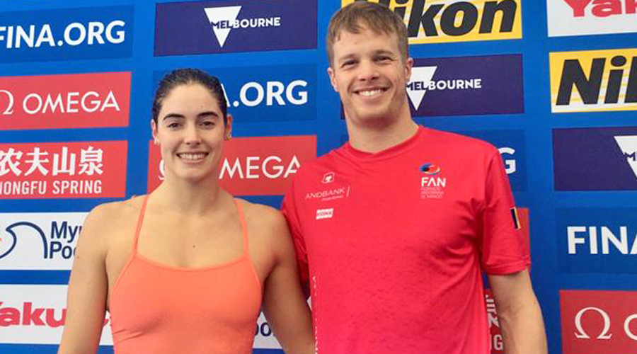 Els nedadors andorrans, Nàdia Tudó i Bernat Lomero