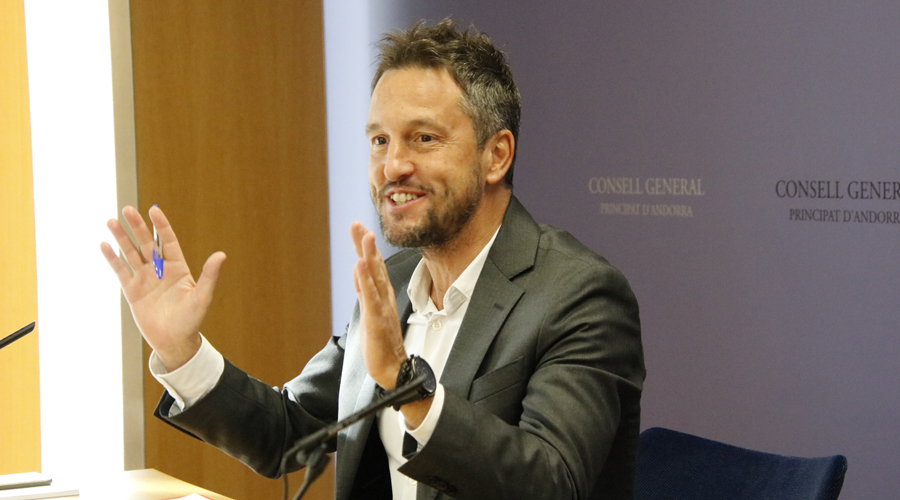 El president del Grup Parlamentari Socialdemòcrata, Pere López