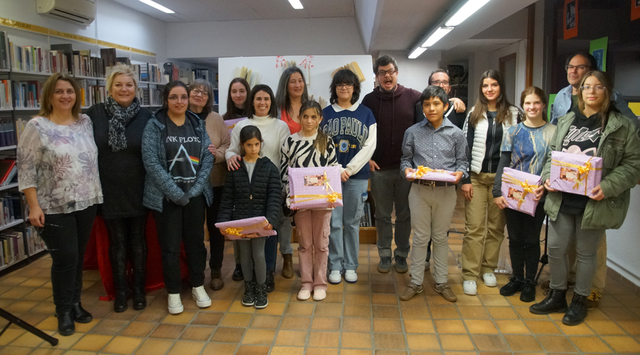 Els guanyadors de les diferents categories de la XIII edició del Premi de Narrativa Fantàstica i de Terror organitzat pel servei de biblioteques del comú d’Encamp