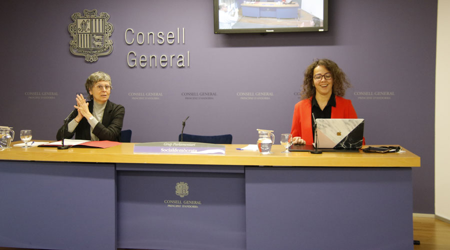 Susanna Vela i Judith Salazar, conselleres generals del GPS
