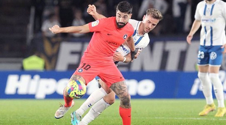 Imatge del darrer partit de lliga, Tenerife 1- FC Andorra 1