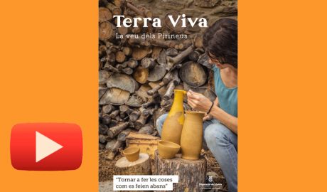 Un dels cartells de la campanya Terra Viva que promociona les tradicions del Pirineu de Lleida