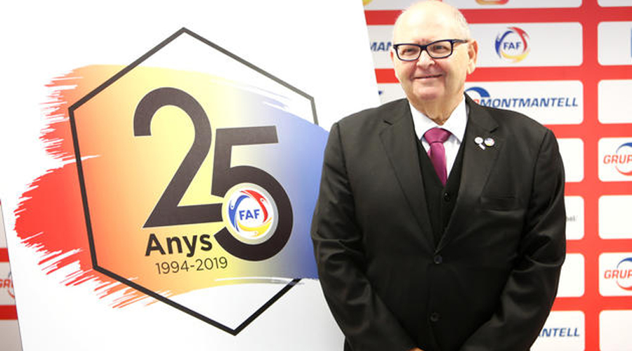 Víctor Santos, expresident de la Federació Andorrana de Futbol 