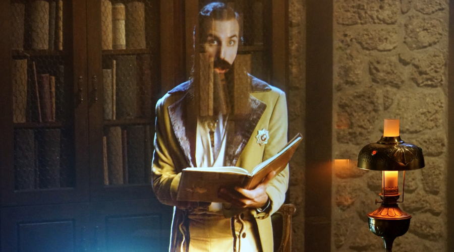 Holograma que es pot veure al Museu Casa d'Areny - Plandolit