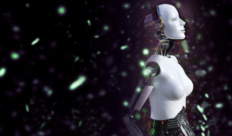 Un robot en el metavers