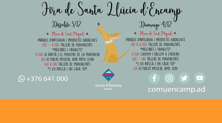 Cartell de la Fira de Santa Llúcia