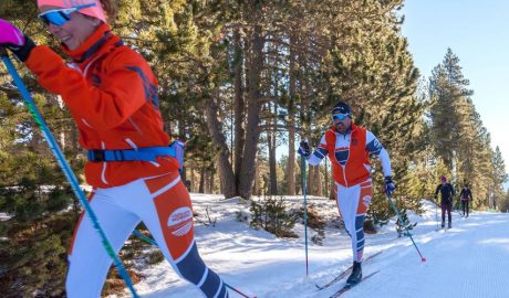 Persones practicant esquí de fons en una de les estacions de Tot Nòrdic