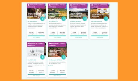 Projectes que rebran finançament a la 2a edició del matchfunding Arrela't a l'Alt Pirineu i Aran