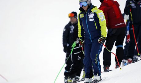 L'esquiadora andorrana, Cande Monero en pistes austríaques