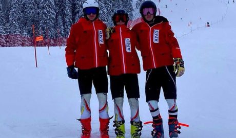 L'equip andorrà d'esquí alpí al Festival Olímpic de la Joventut d’Europa