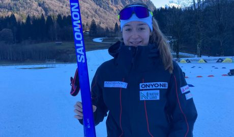 L'esquiadora de fons andorrana, Gina del Rio