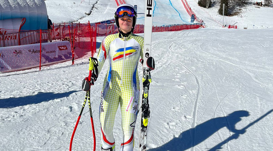 L'esquiadora andorrana, Jordina Caminal