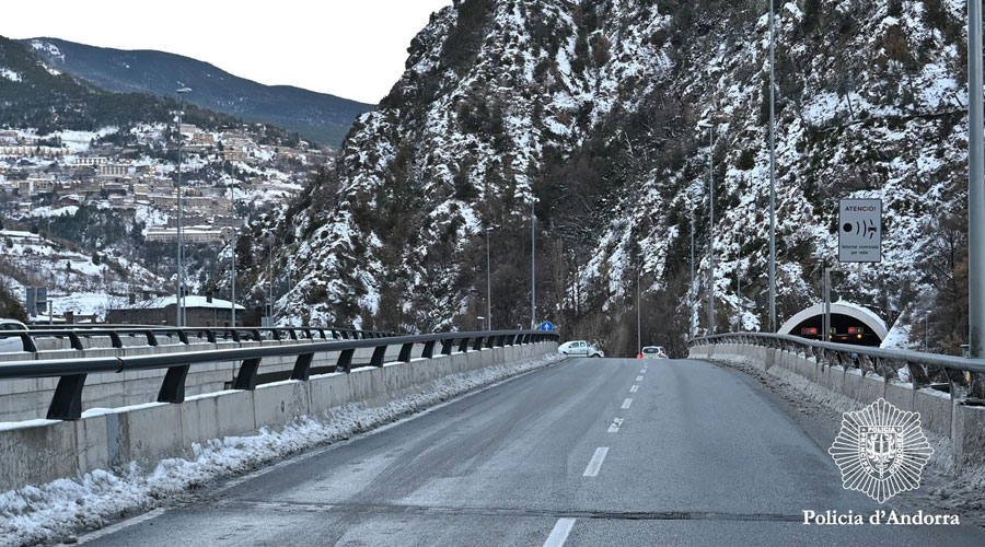 Túnel de la Tàpia, on hi ha hagut l'accident de trànsit