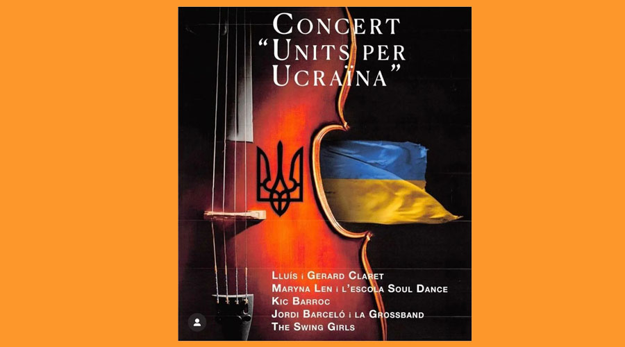 Cartell del concert a favor d'Ucraïna