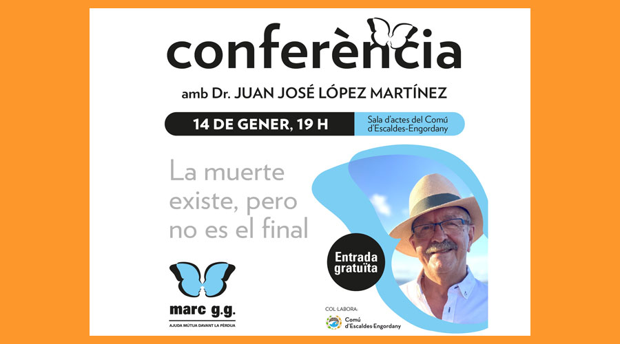 Cartell de la xerrada La mort existeix, però no és el final