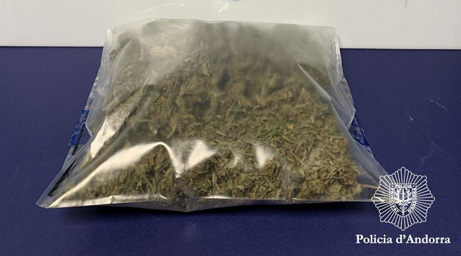 La marihuana intervinguda per la Policia a la frontera del riu Runer
