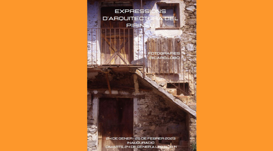 Ricard Lobo inaugura l'exposició 'Expressions d'arquitectura del Pirineu'