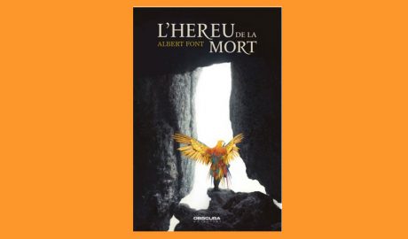 Coberta del llibre juvenil "L'hereu de la mort"