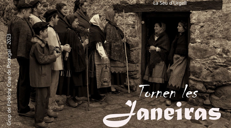 Cartell anunciant la cantada de Janeiras a la Seu