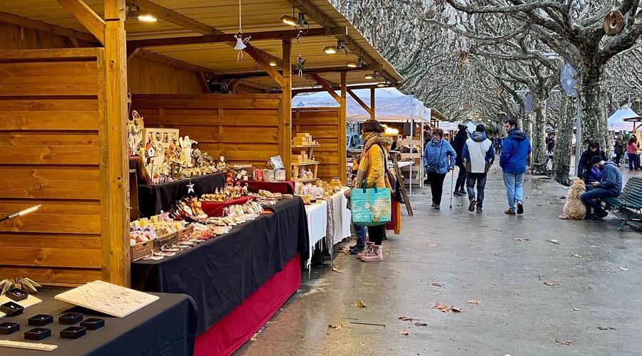 Parades del mercat de Nadal de la Seu