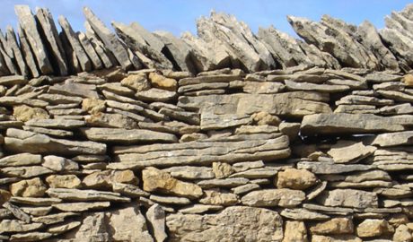 Un marge de pedra seca a Capçanes, al Priorat