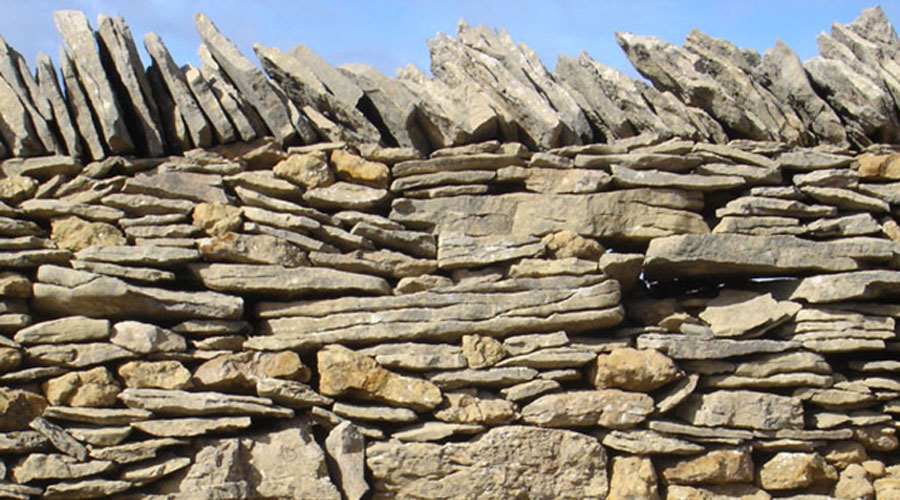 Un marge de pedra seca a Capçanes, al Priorat