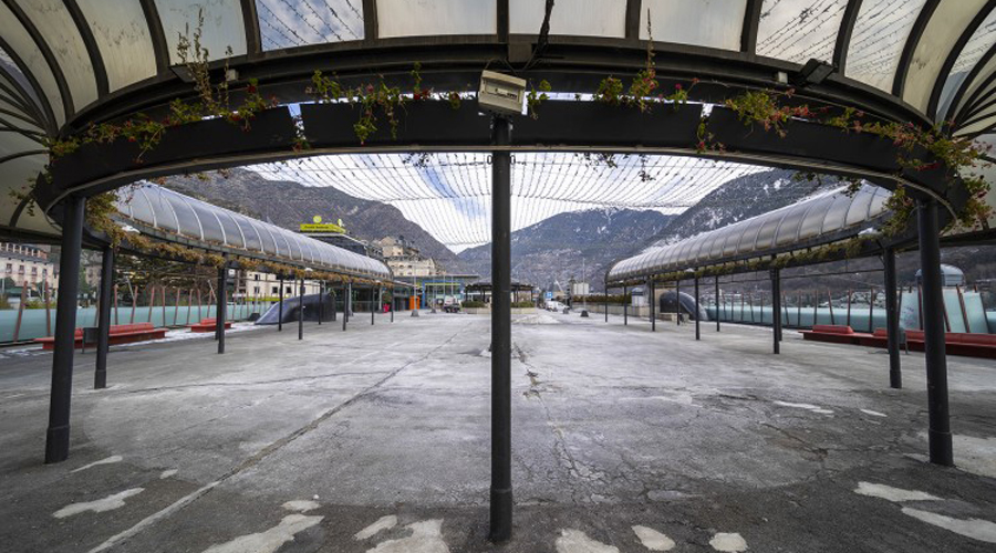 La plaça del Poble d'Andorra la Vella