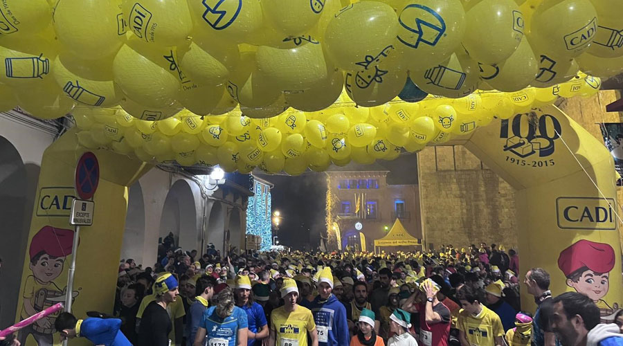 Una edició anterior de la Sant Silvestre-Memorial Marc Peña Turet de la Seu