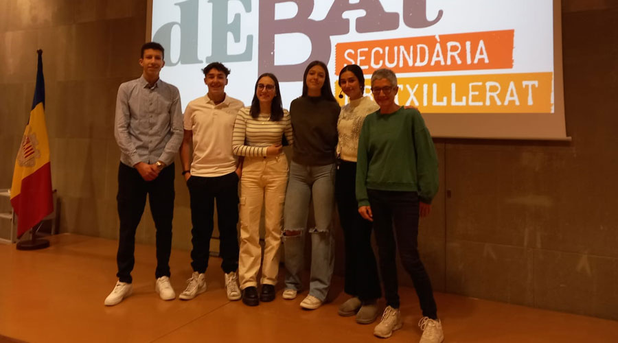 L'equip guanyador d'Andorra de la Lliga de Debat de Secundària i Batxillerat (Xarxa Vives)