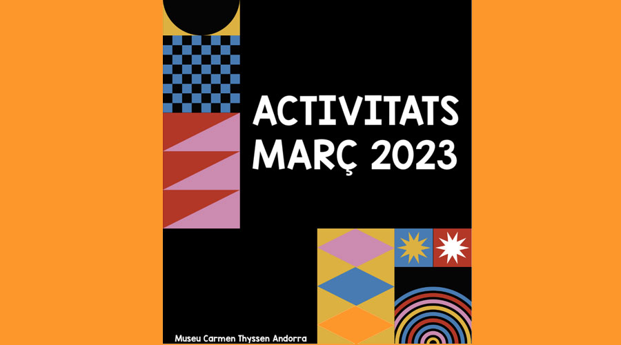 Cartell del MCTA anunciant les activitats del març (MCTA)