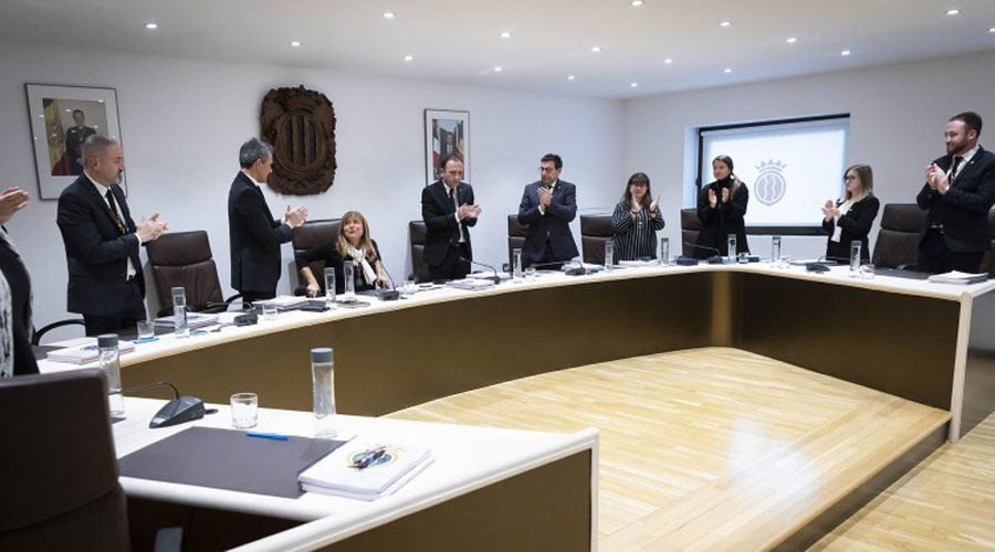 Conxita Marsol, aplaudida per la corporació en anunciar que deixa el càrrec per a presentar-se a les eleccions (AndorraCapital)