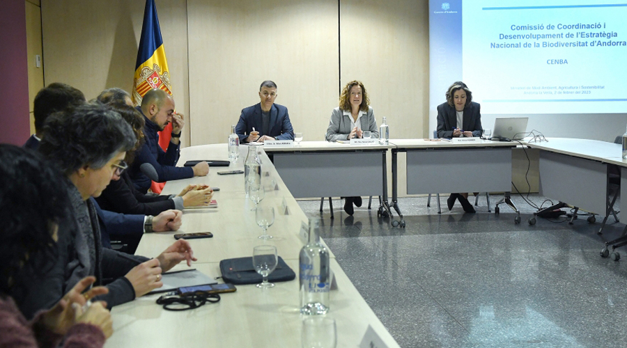 Darrera reunió de la CENBA amb la ministra Calvó