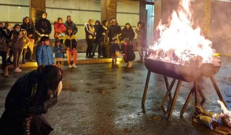 Cremada del Carnestoltes a Ordino l'any 2022
