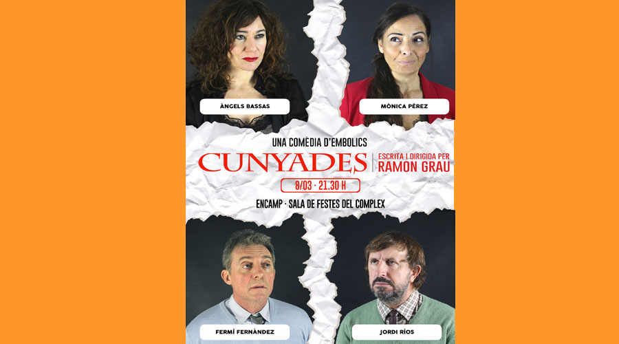 Cartell de l'obra de teatre Cunyades