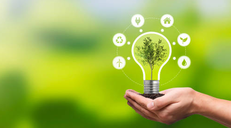 Una infografia representant l'energia verda