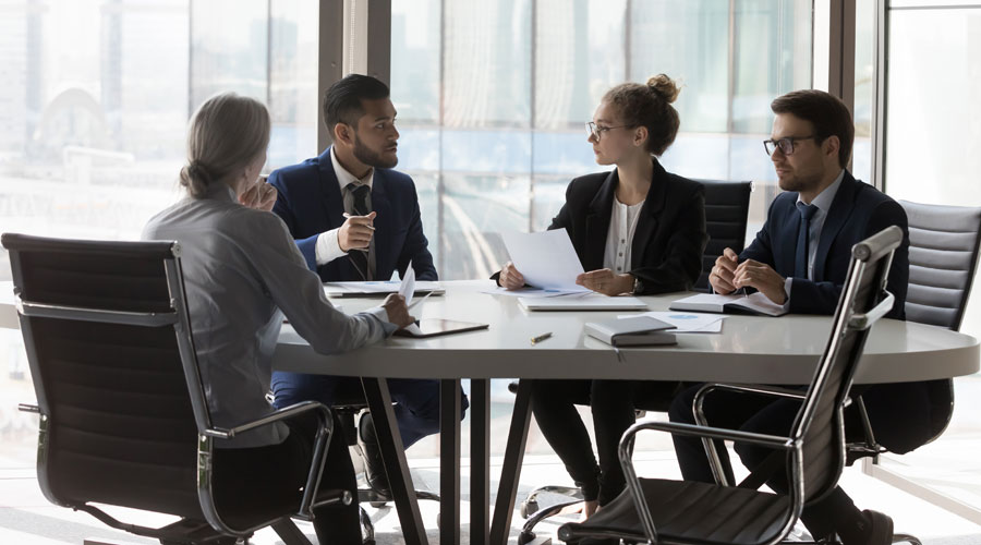 Una notaria (Getty images)