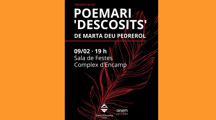 Cartell de la presentació del llibre Descosits, de Marta Deu Pedrerol
