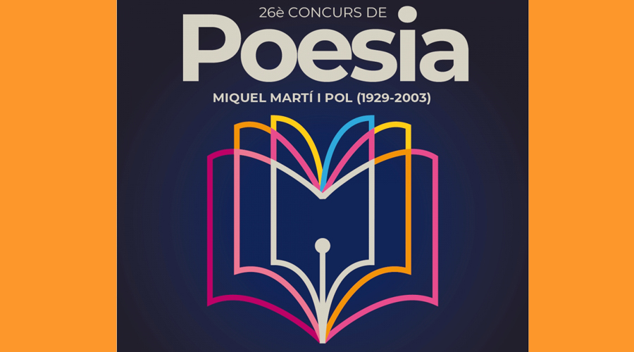 Cartell del 26è Concurs de Poesia Miquel Martí i Pol (Govern d'Andorra)