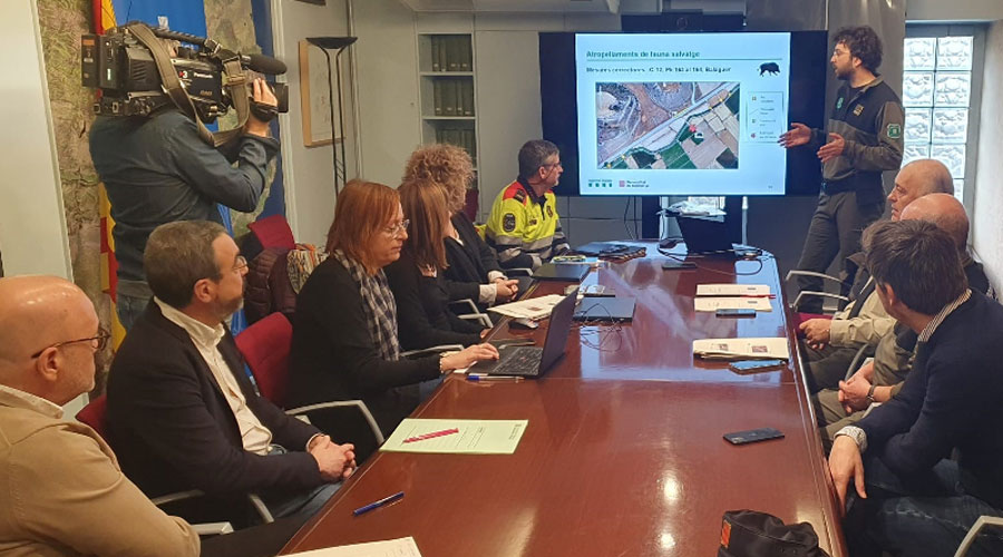 Imatge de la reunió de treball sobre la prova pilot dels Agents Rurals (Gencat)