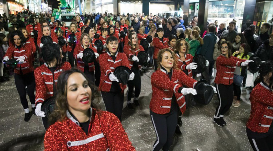 Una de les comparses en una edició del carnaval