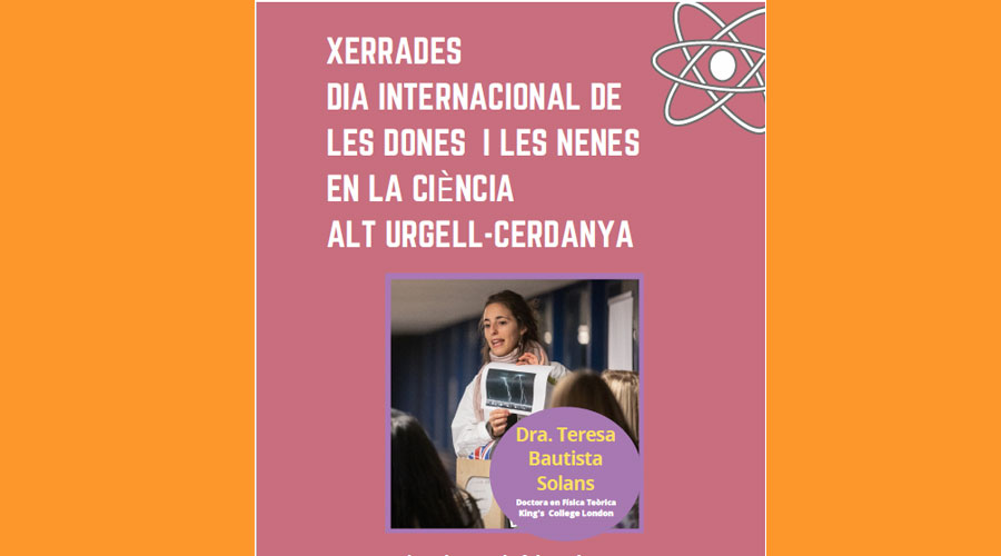 Cartell anunciador de les xerrades de la doctora Teresa Bautista a escoles de la Seu (RàdioSeu)