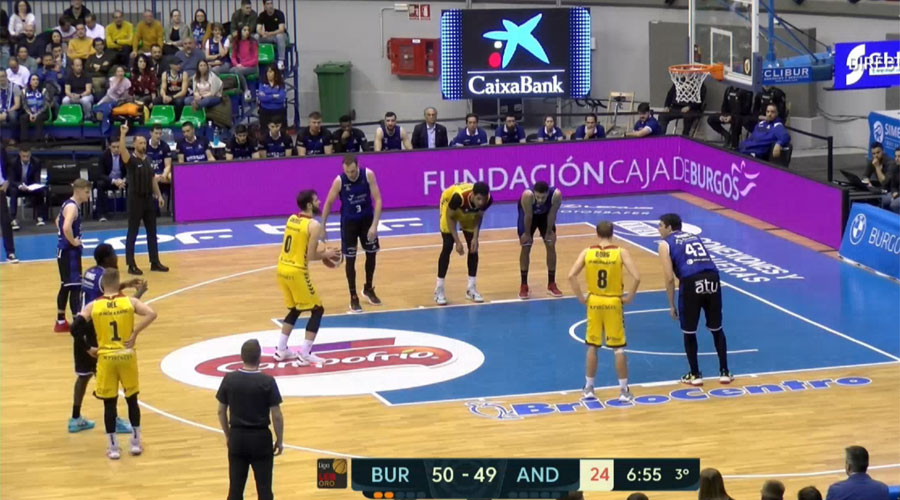 Maric des de la línia de tirs lliures (ATV)