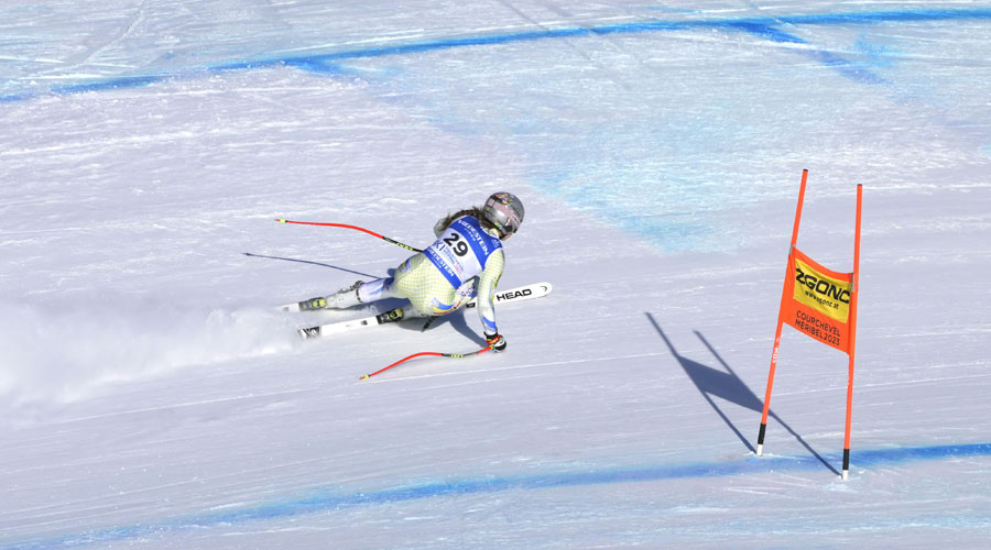 L'esquiadora andorrana, Cande Moreno (Alain Grosclaude Agence Zoom)