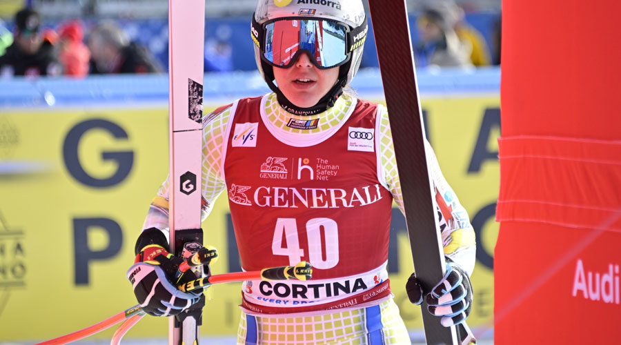 Cande Moreno a la Copa del Món de Cortina, aquesta temporada: Alain Grosclaude / Agence Zoom