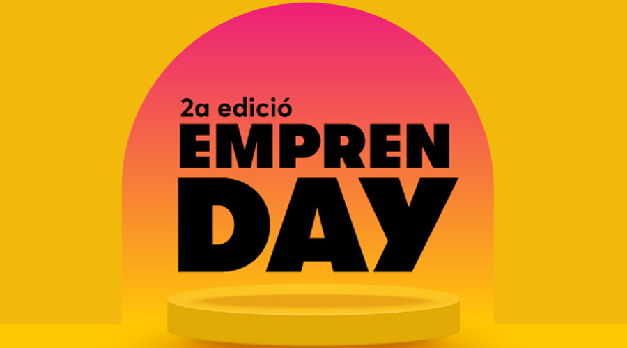 Cartell de la segona edició de l'EmprenDay (Carnet Jove Andorra)