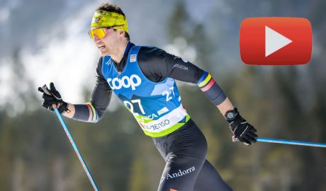 L'esquiador de fons Irineu Esteve als Mundials de Planica