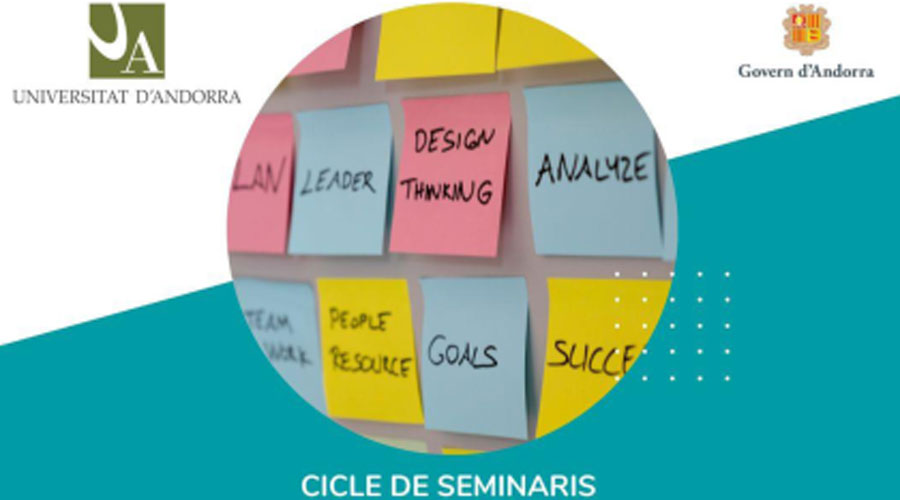 Cartell del seminari sobre Design Thinking (Andtropia)