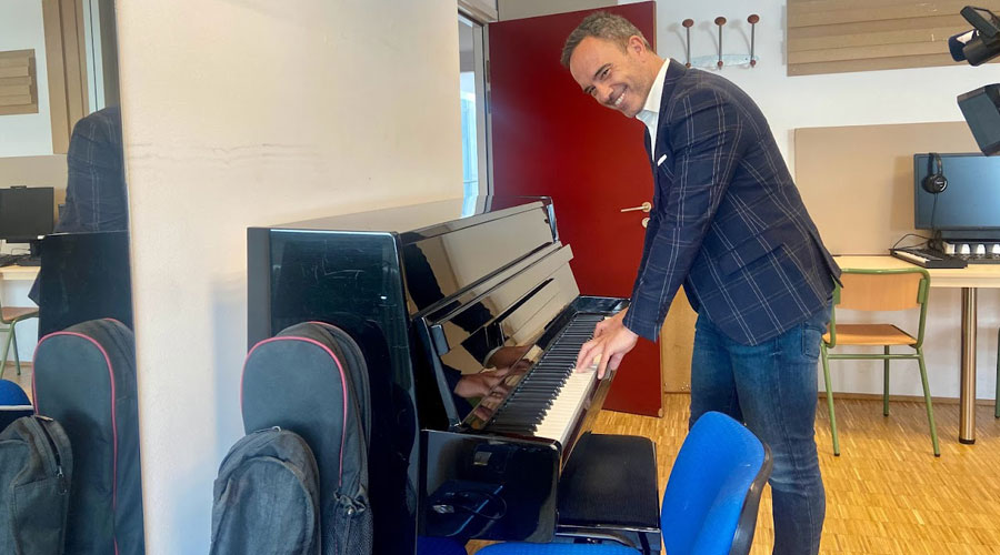 El número 2 de la llista de Demòcrates + Liberals d'Andorra la Vella, Alain Cabanes (Demòcrates)