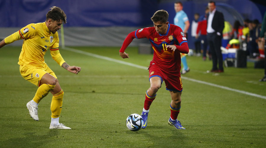 La selecció andorrana de futbol perd 0 a 2 contra Rumania (AndorraDifusió)