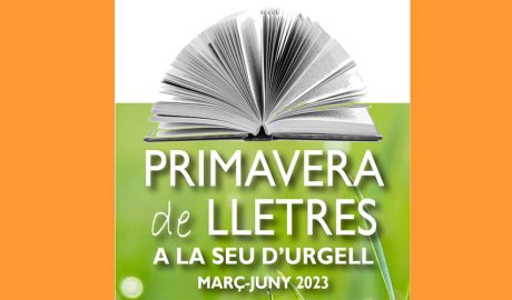 Cartell del Primavera de Lletres, a la Seu d'Urgell